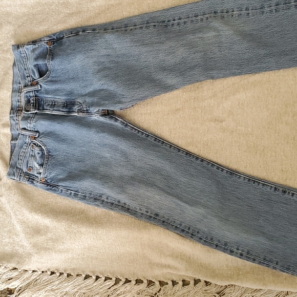 Levis 501  blue highrise button fly  jeans size 30 - Picture 9 of 16